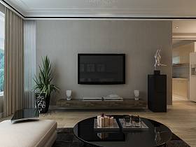 现代客厅电视背景墙设计案例展示