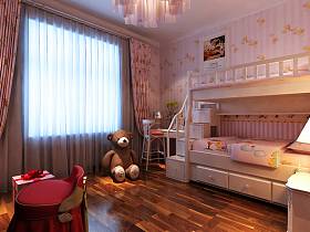现代儿童房窗帘图片