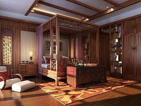 中式卧室设计方案