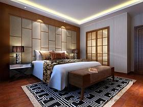 中式中式风格新中式卧室装修案例