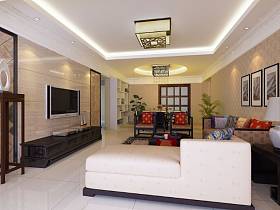 中式中式风格新中式客厅设计方案