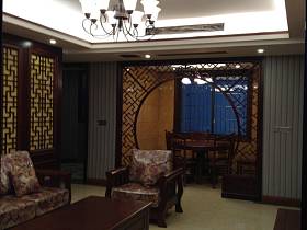 中式客厅吊顶效果图