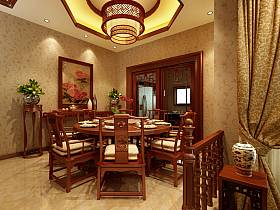 中式中式风格餐厅效果图