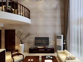 现代客厅吊顶电视背景墙设计案例展示