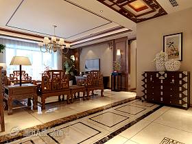 中式中式风格客厅装修案例
