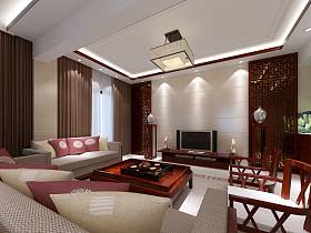 中式客厅设计方案