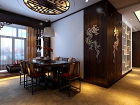 中式中式风格餐厅设计方案
