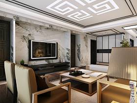 中式新中式客厅设计案例展示