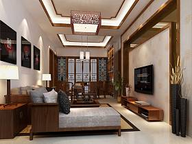 中式新中式客厅设计案例展示