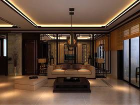 中式中式风格新中式客厅设计案例