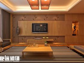 中式新中式客厅设计方案