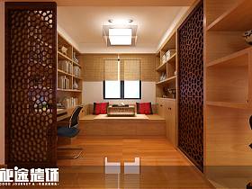 中式新中式书房设计图