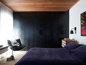 自然背景墙大床床架设计图