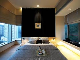 现代简约美式卧室设计图