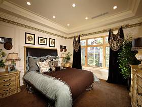 美式卧室图片