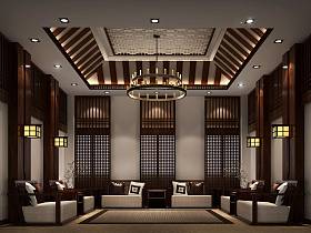 中式客厅设计图