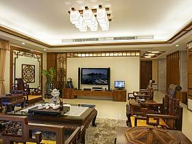 中式客厅装修案例