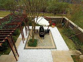 中式花园装修图
