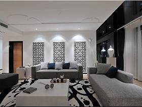 现代简约中式客厅设计案例展示