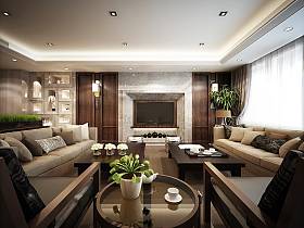 现代简约客厅设计方案
