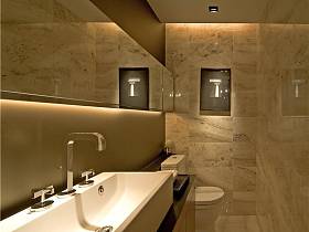 现代简约卫生间浴室设计图