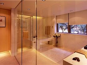 现代简约卫生间浴室淋浴房设计图