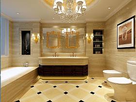 欧式卫生间浴室淋浴房图片