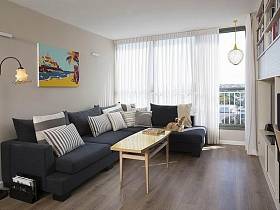 清新复古现代古典时尚客厅沙发设计案例展示