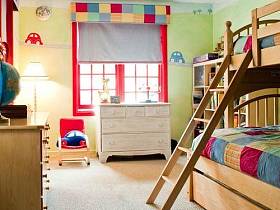 现代简约美式儿童房装修图